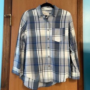 Flannel button down